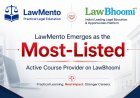 LawMento Emerges as the Most-Listed Active Course Provider on LawBhoomi