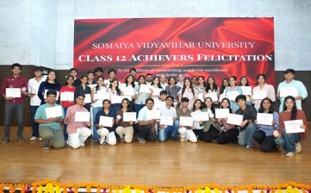 From Achievement to Possibility: Class 12 Student Achievers Make Somaiya Vidyavihar University Proud