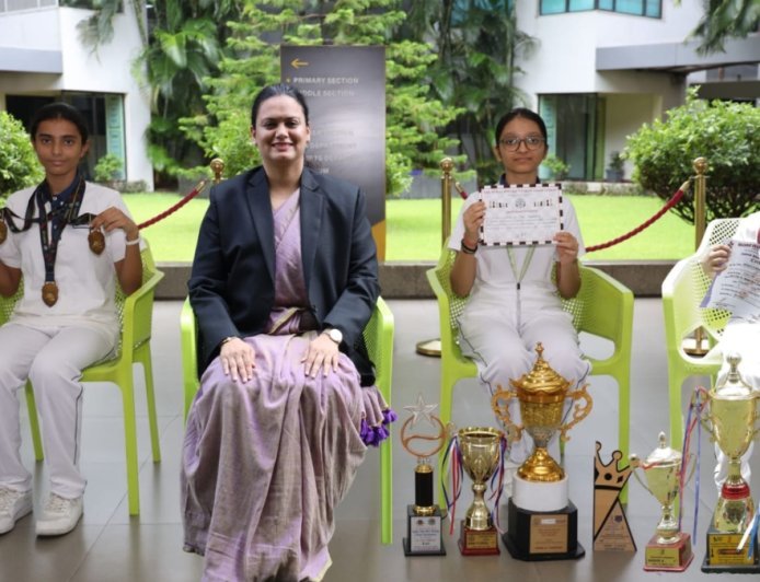 GD Goenka International School Surat students shine in chess and roller skating competitions