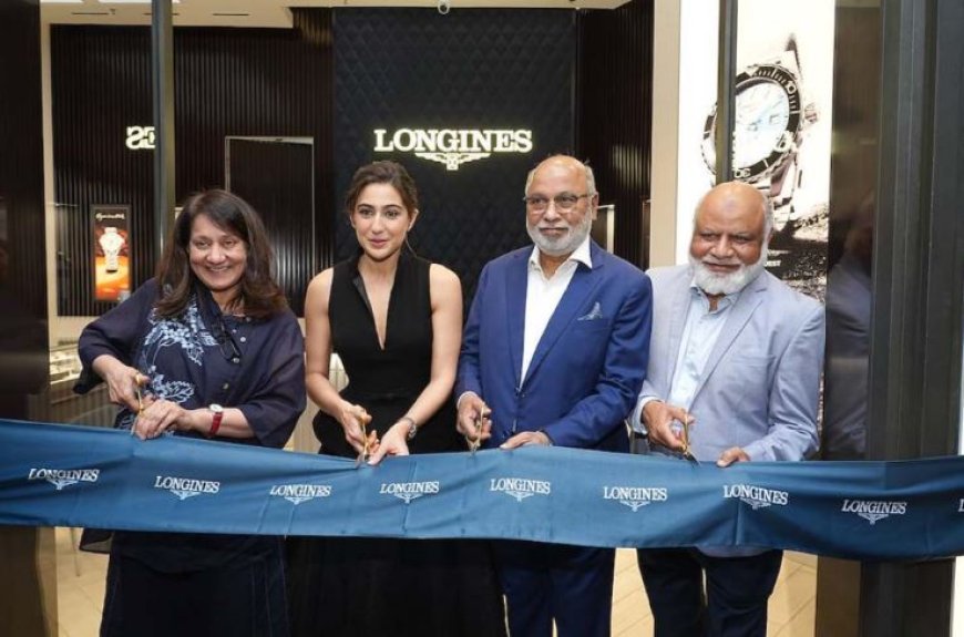 Longines Friend of the Brand Sara Ali Khan Inaugurates Brand's Third Boutique in Bengaluru