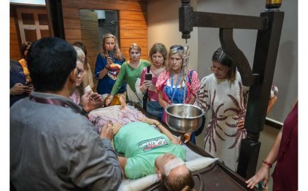 Gujarat based Parul University hosts 24 Ayurveda Practitioners from Poland for international Panchakarma and Ayurveda programs
