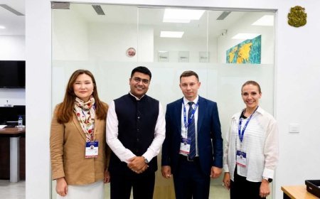 Kyrgyz Russian Slavic University’s MBBS Entrance Exam to Be Held in India, Rector Announces During Noida Visit