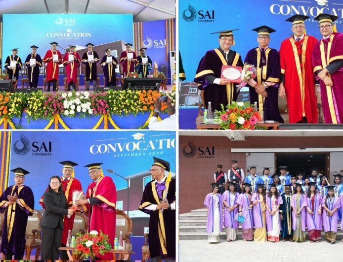 Sai University Holds Third Convocation; Tata Sons Chairman Natarajan Chandrasekaran Delivers Convocation Address