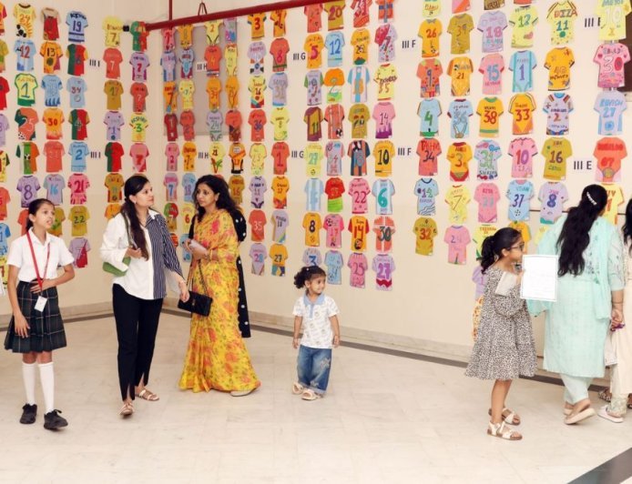 A Walk Through Art: Neerja Modi School Jaipur turns its Campus into a Student-Created Gallery
